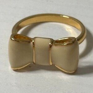 KATE SPADE Take a Bow Gold Bangle & Ring Set